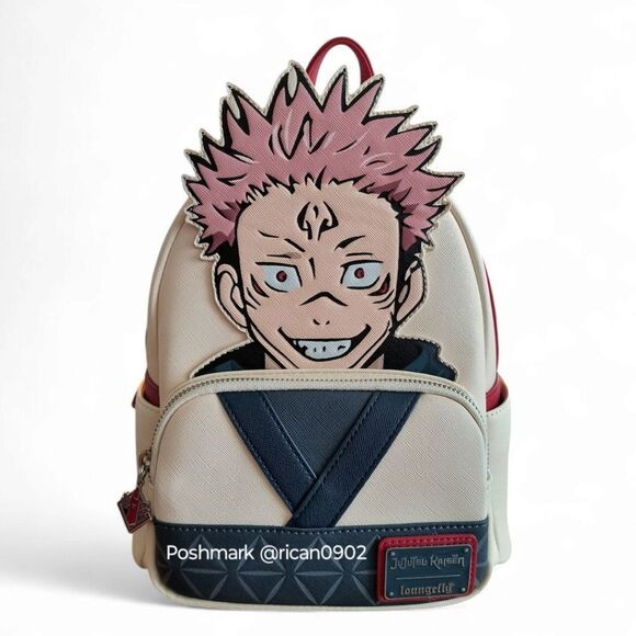 Loungefly Jujustu Kaisen Sukuna Cosplay Mini Backpack NYCC Limited Edition 1000 - Picture 1 of 9